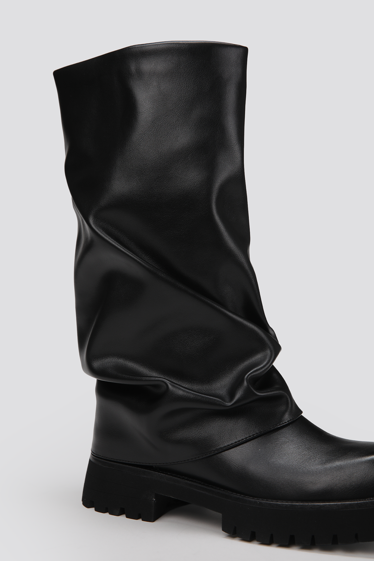 Faux Leather Boots