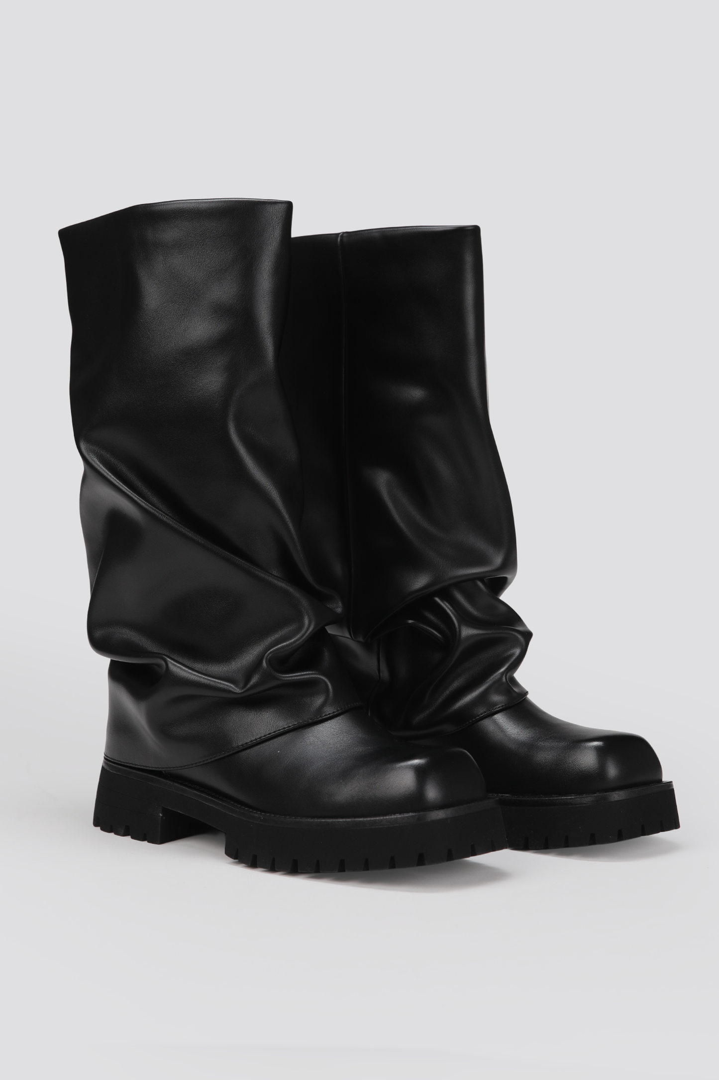 Faux Leather Boots