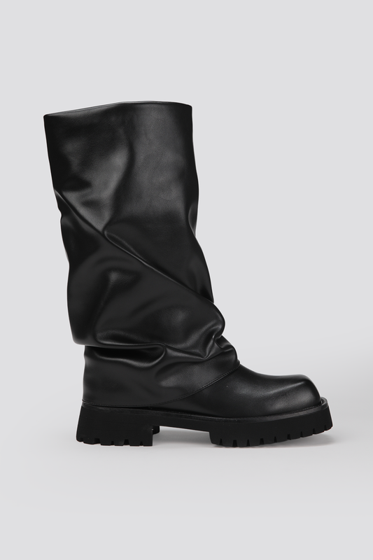 Faux Leather Boots