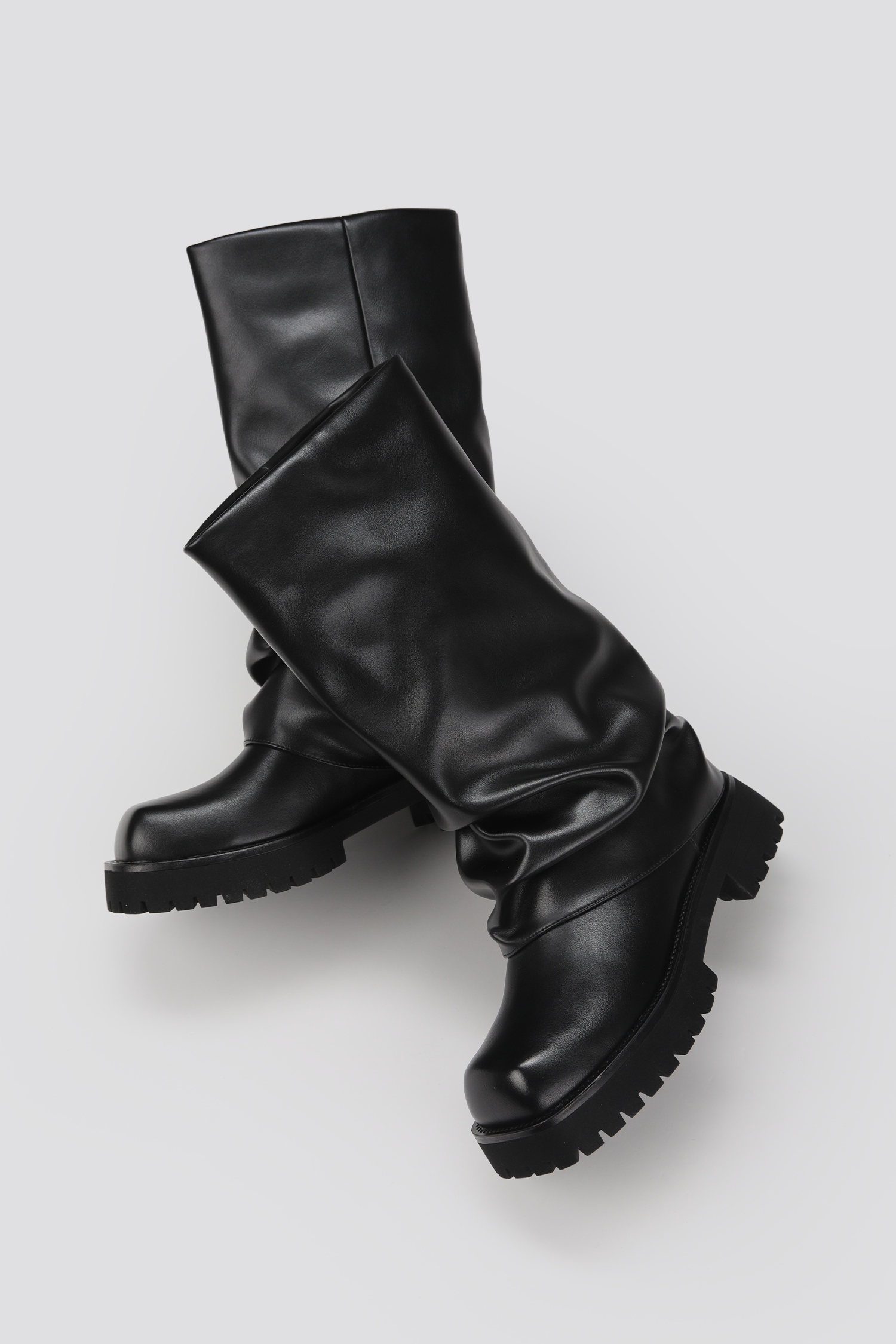 Faux Leather Boots