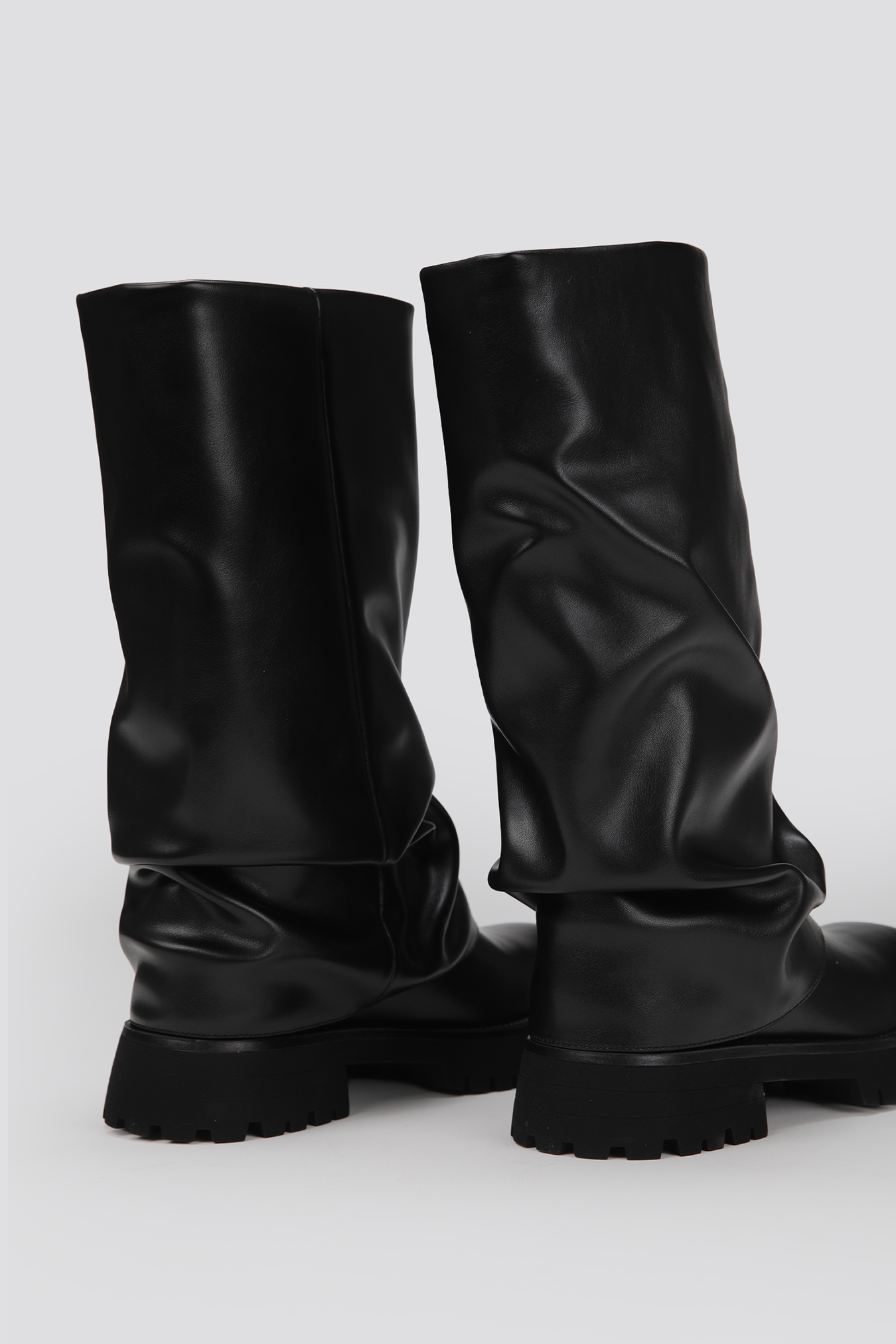 Faux Leather Boots