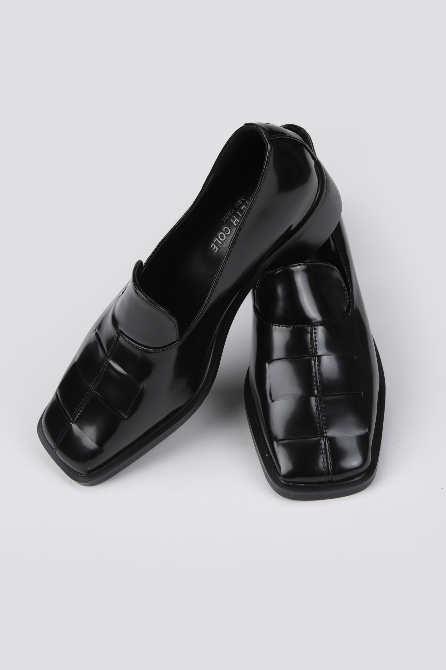 Heeled Leather Moccasins