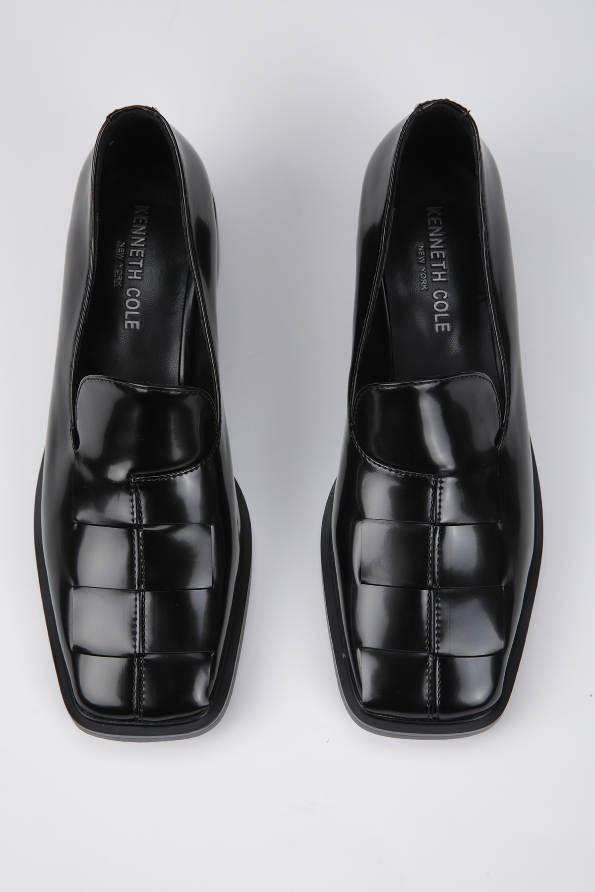 Heeled Leather Moccasins