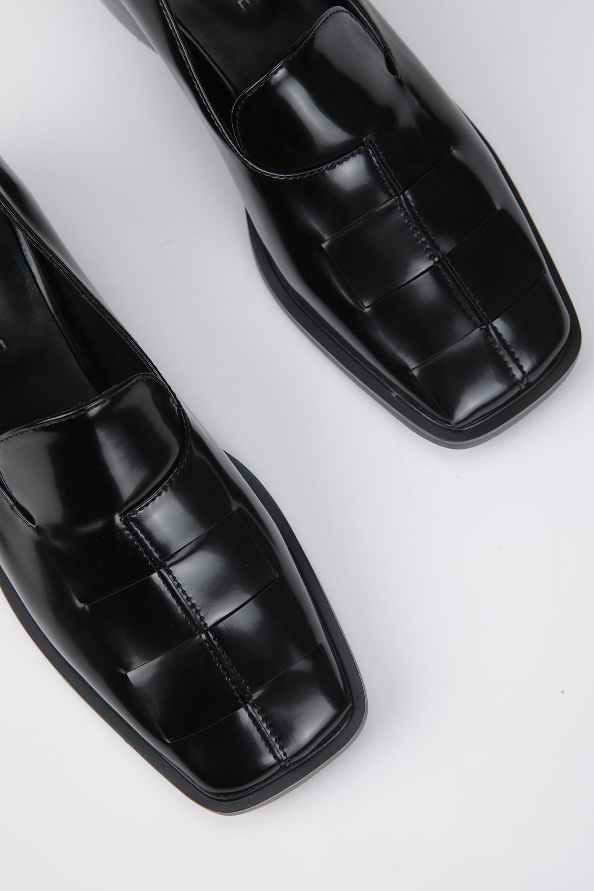 Heeled Leather Moccasins