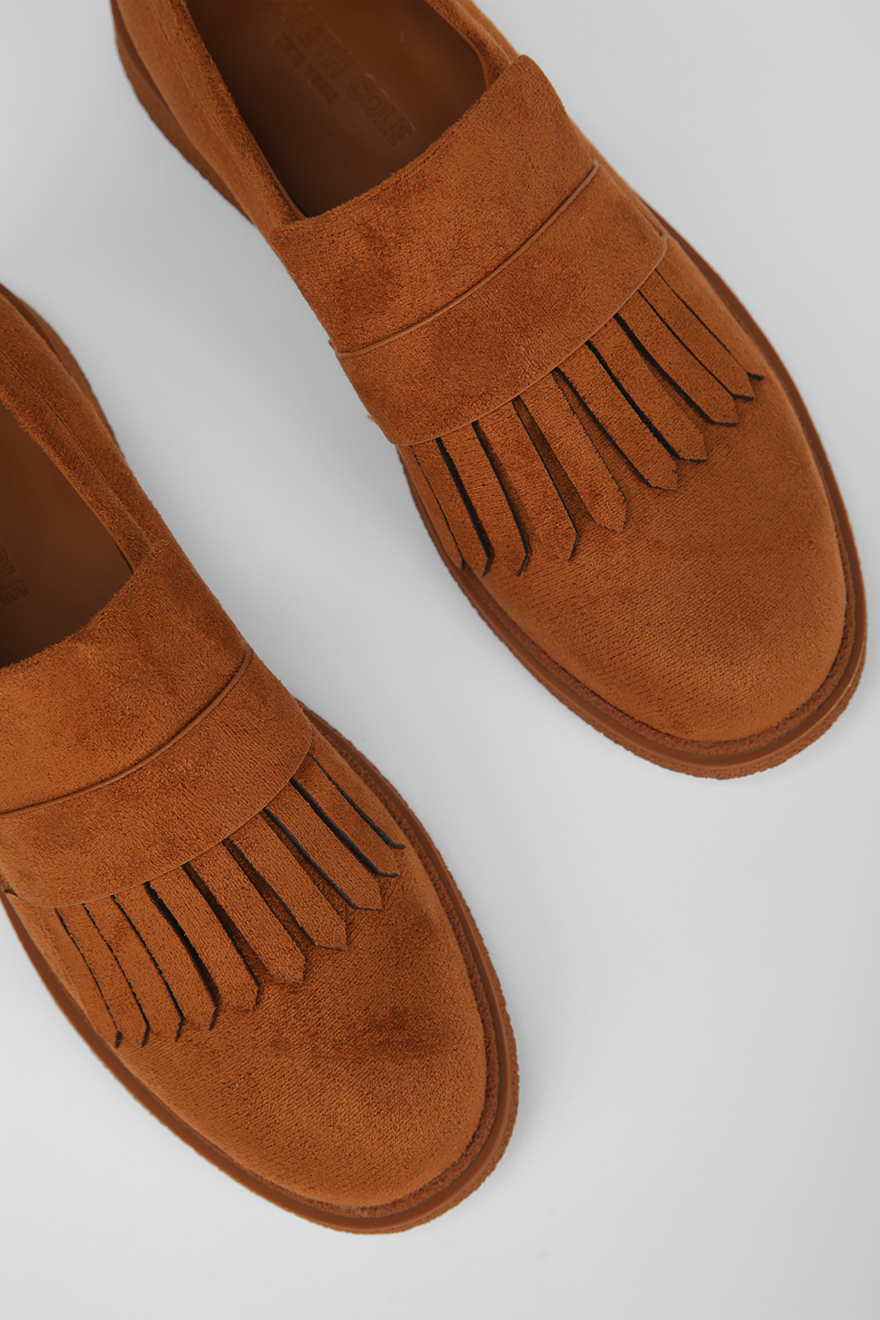 Fringed Suede Loafers