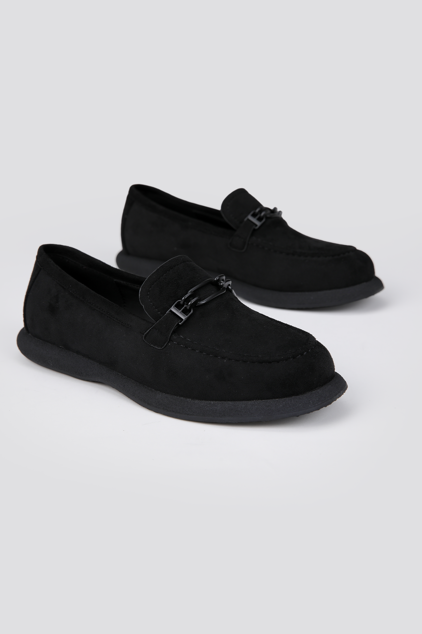 Buckle Detail Moccasins