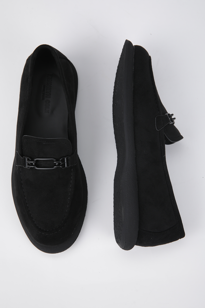 Buckle Detail Moccasins