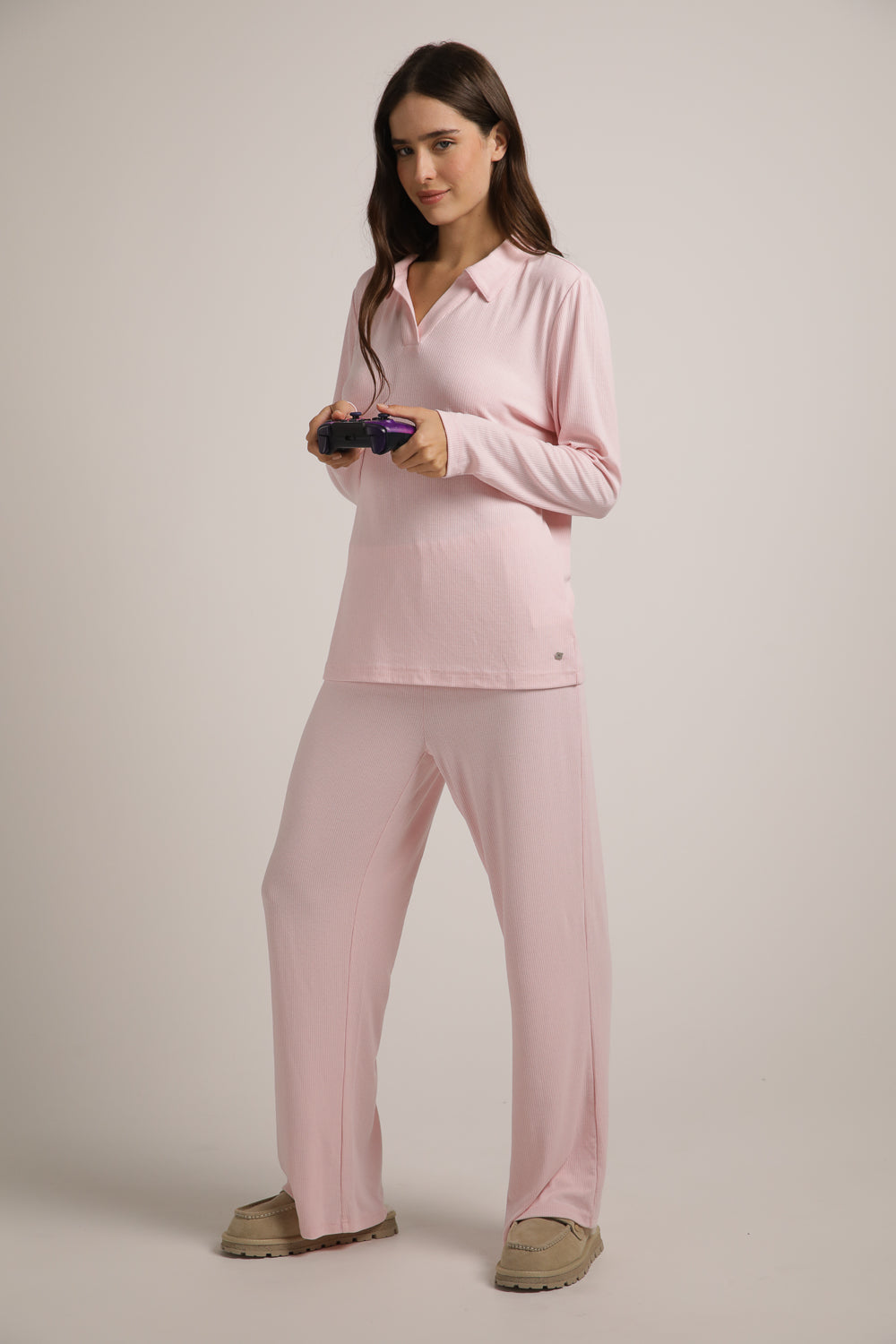 Drop Needle Polo Set