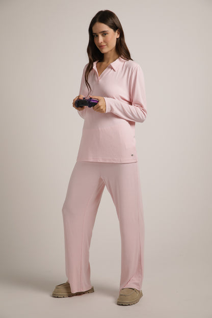 Drop Needle Polo Set
