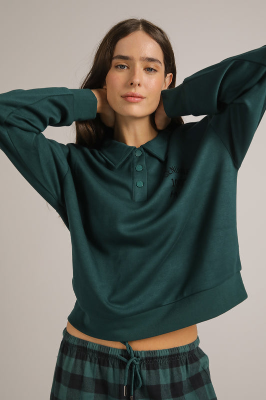 Soft Cropped Polo