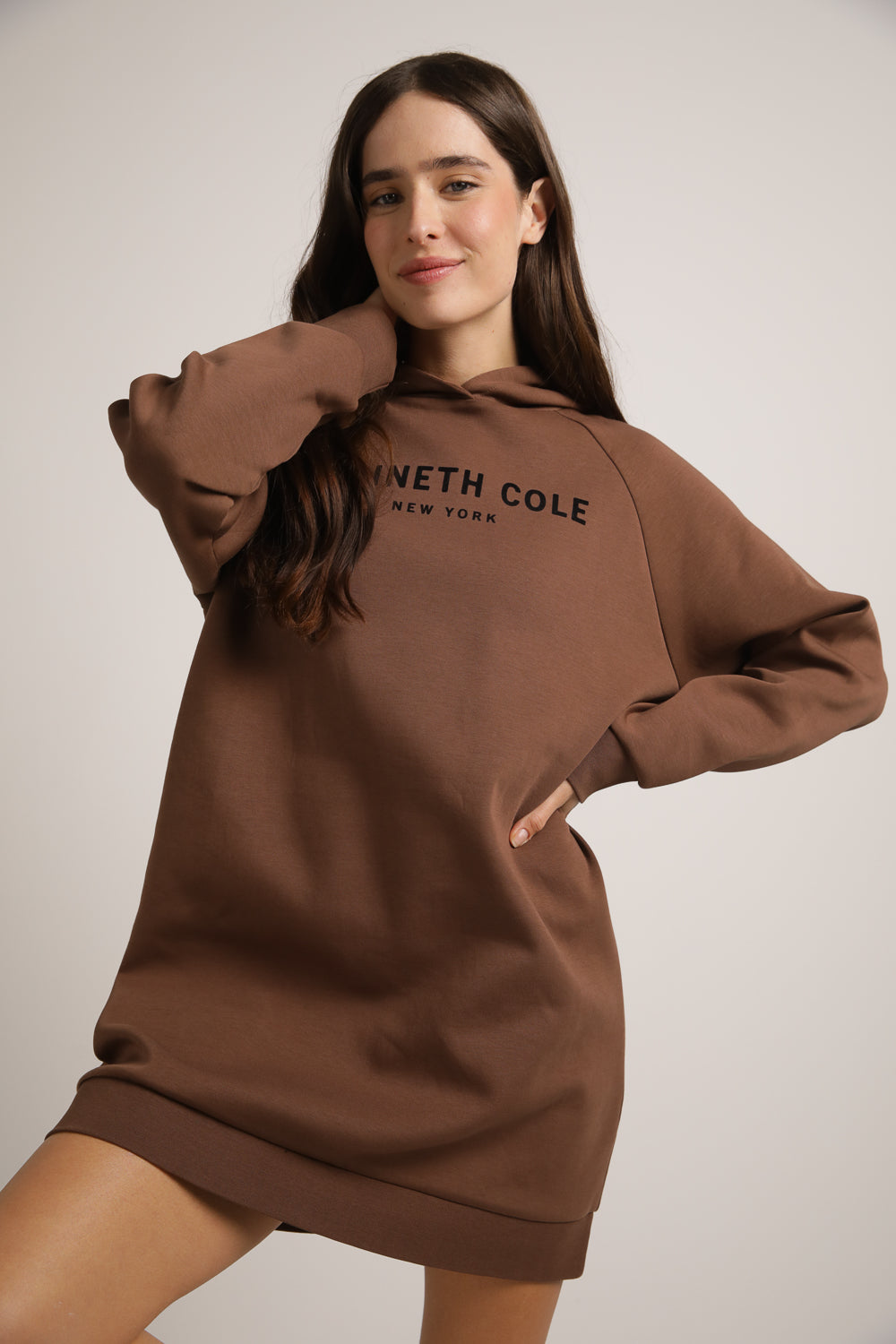 Interlock Hooded Sweat Dress