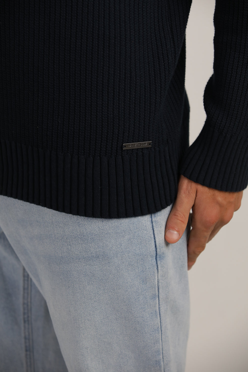 V Neck Raglan Knit