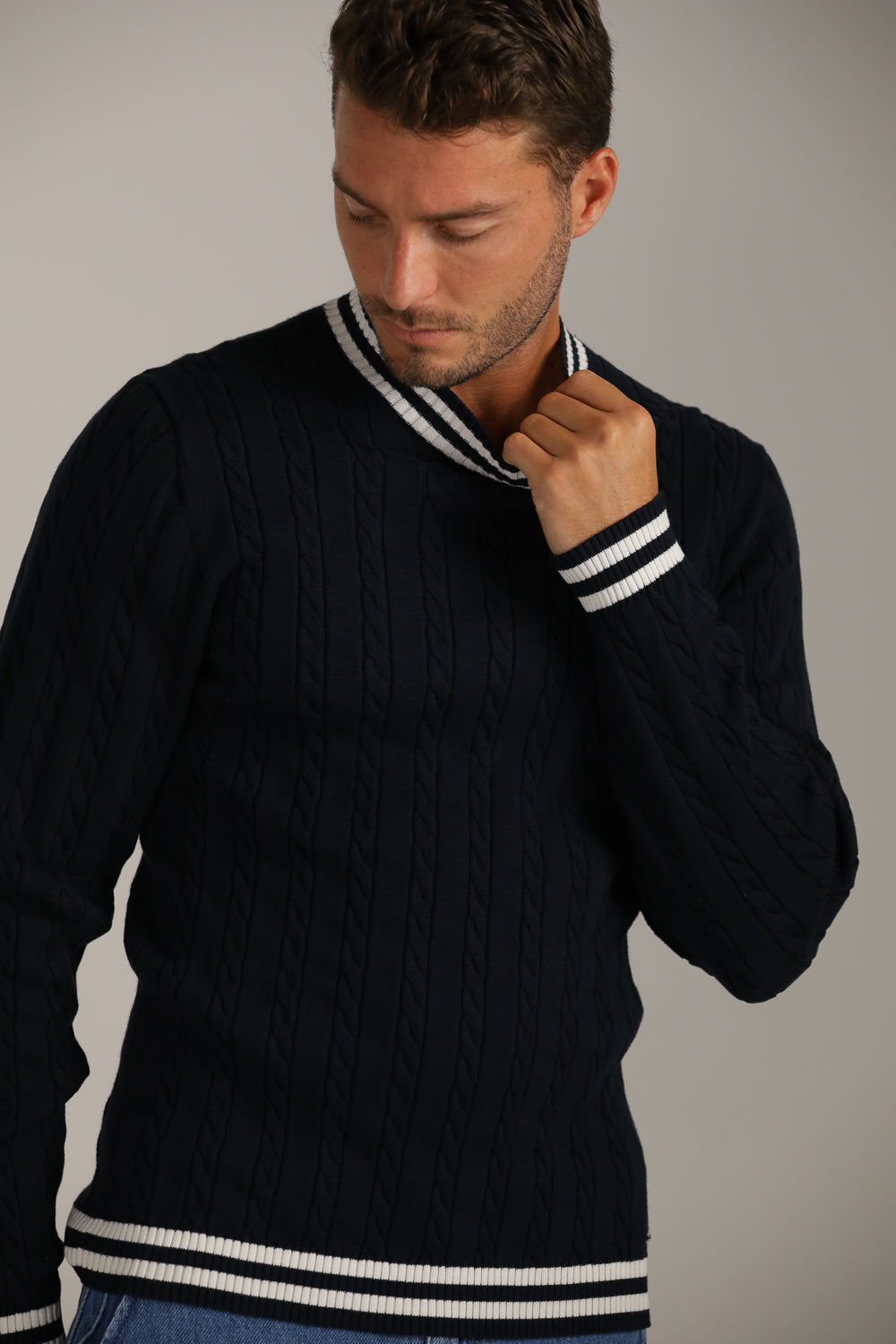 Cable-Textured Knit