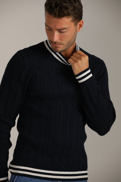 Cable-Textured Knit