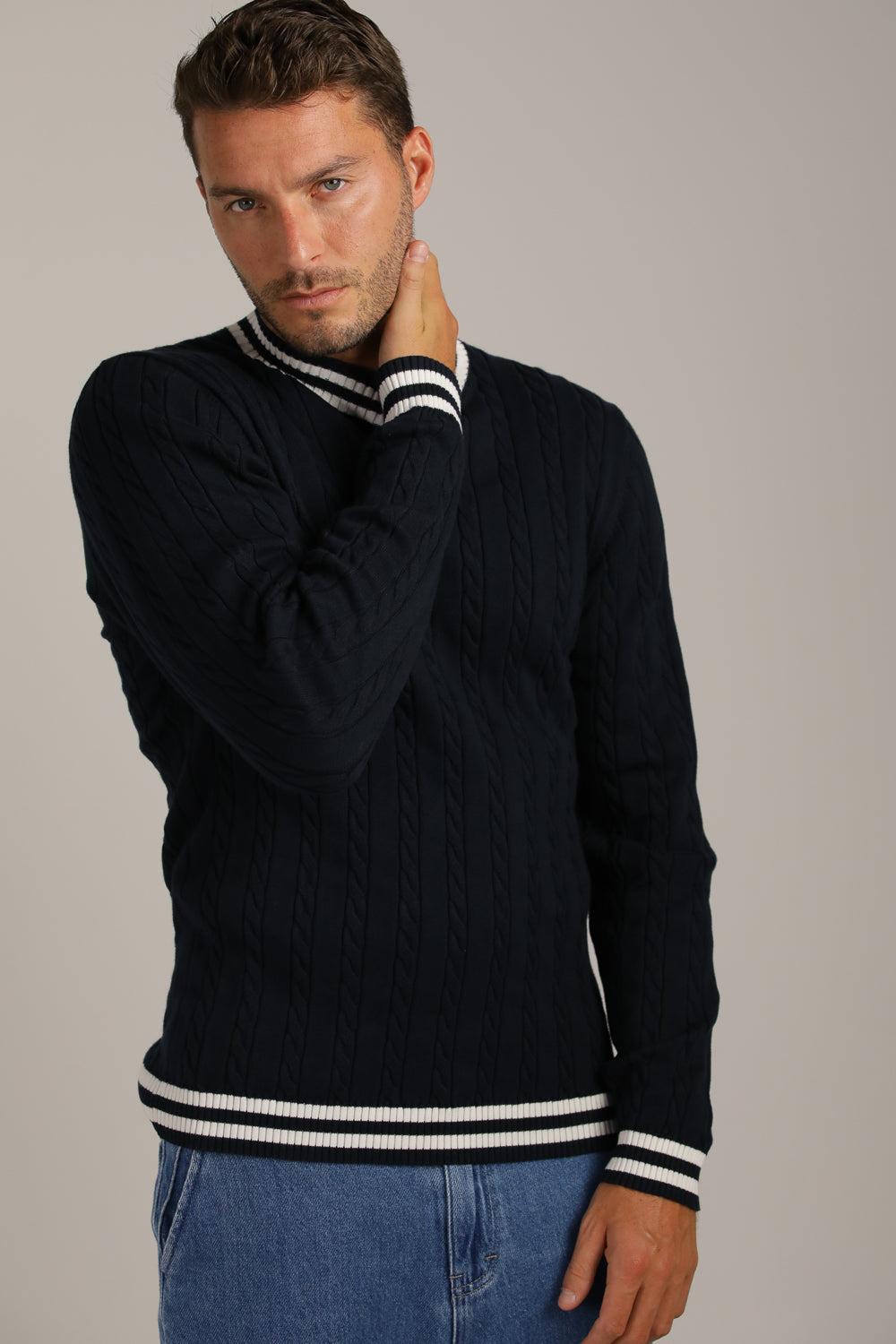 Cable-Textured Knit