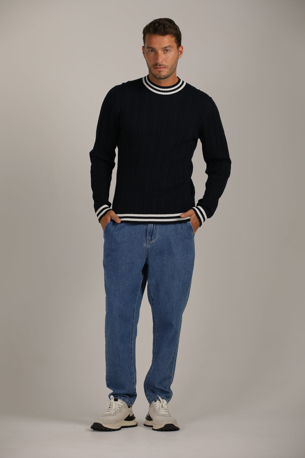 Cable-Textured Knit