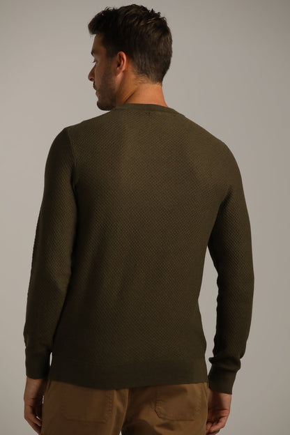 Textured Wool-Look Knit
