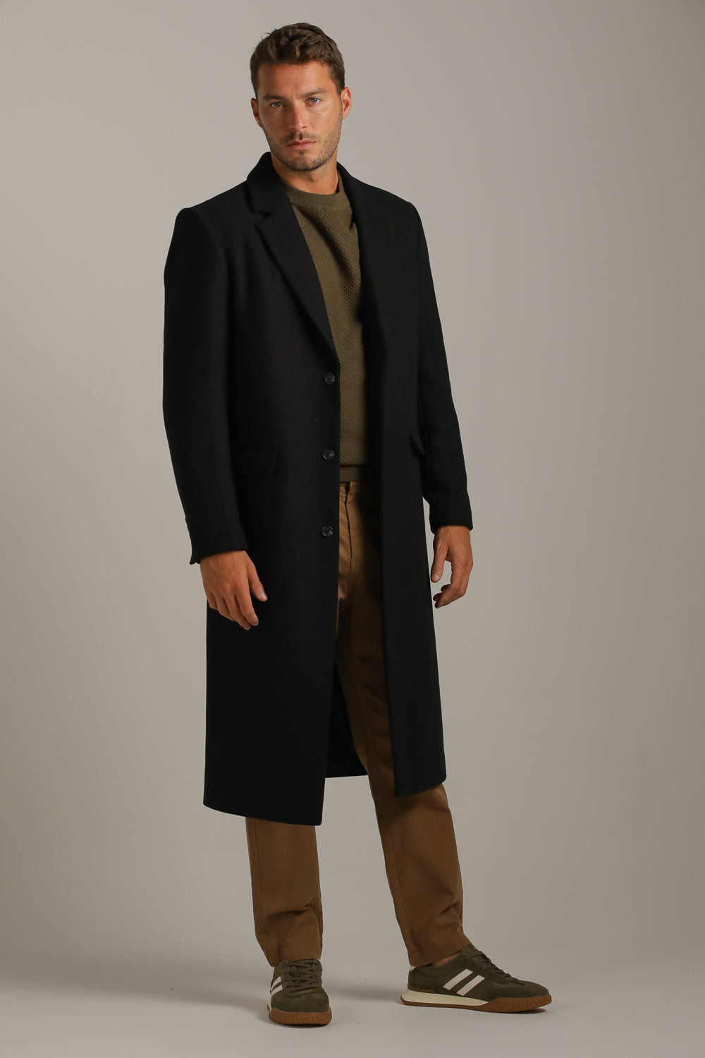 Textured Wool-Look Knit
