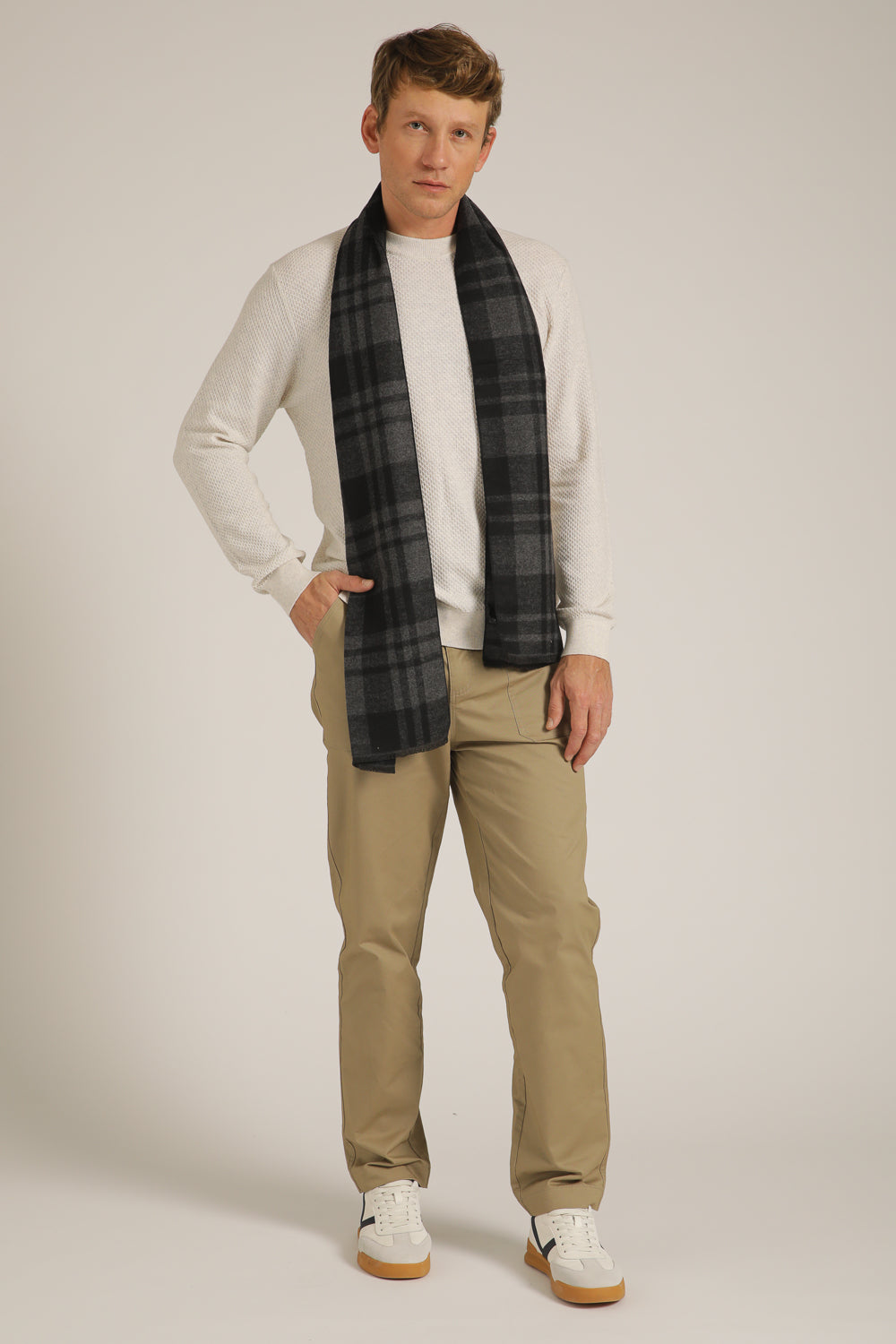 Textured Wool-Look Knit