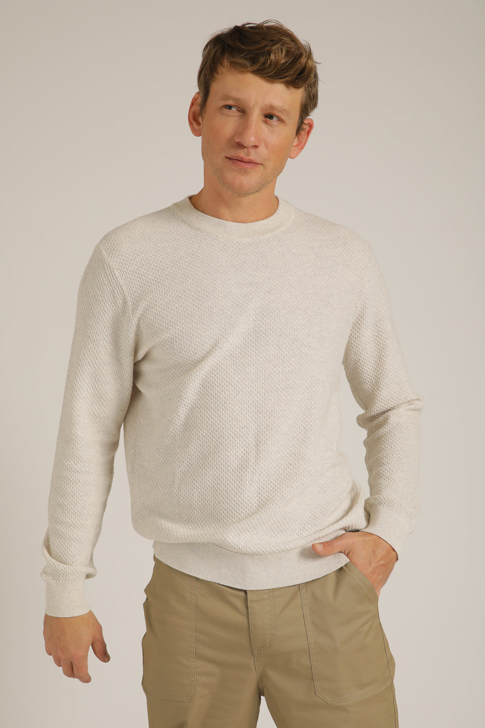 Textured Wool-Look Knit