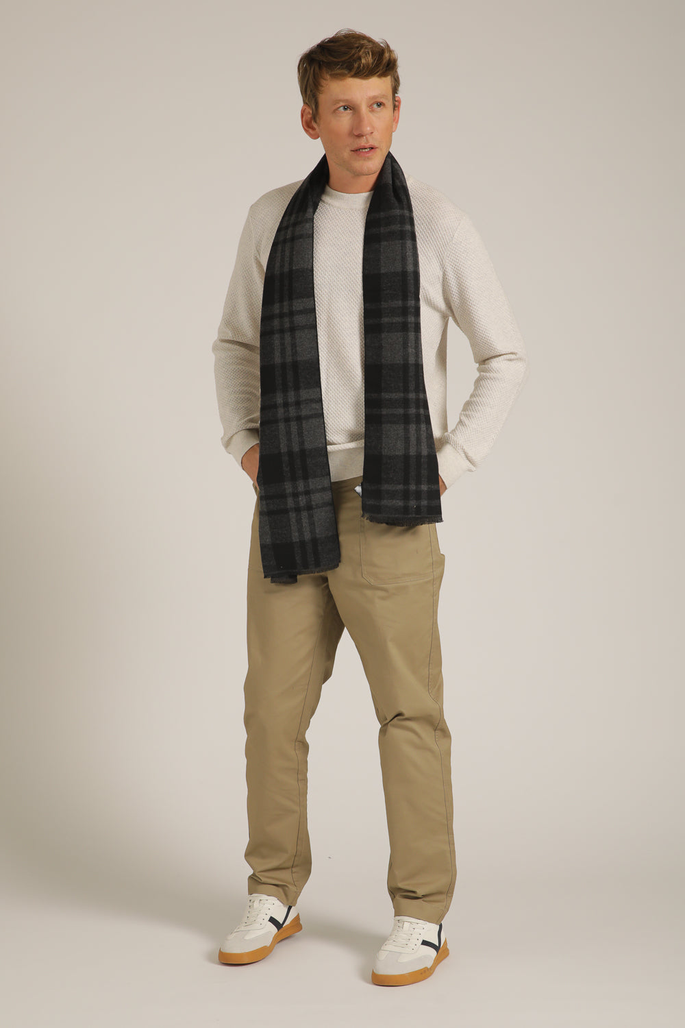 Textured Wool-Look Knit
