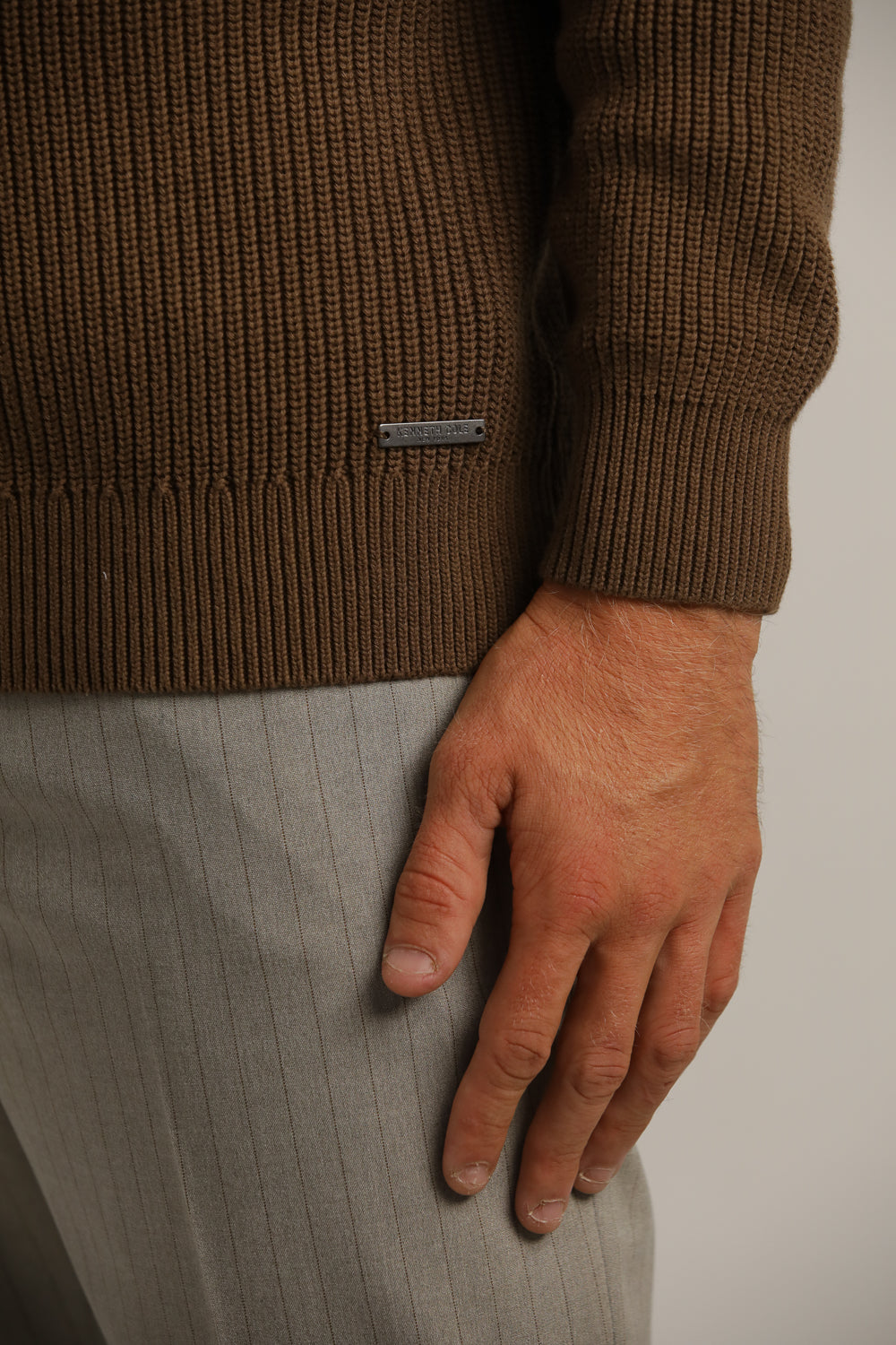 Half-Zip Ski Knit In Cotton