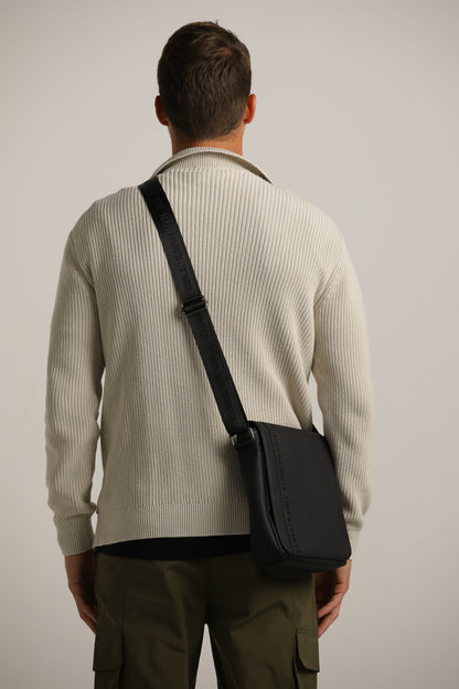 Half-Zip Ski Knit In Cotton
