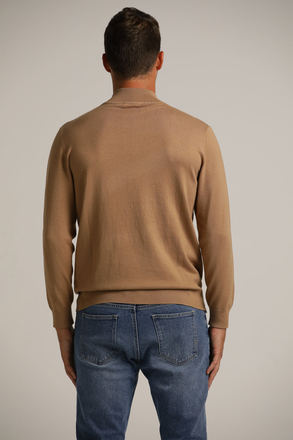 Half-Zip Collar Knit