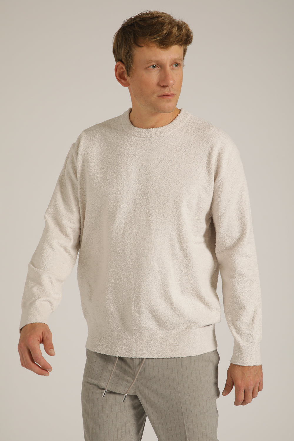 Chenille Knit Crew Neck