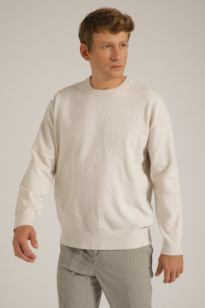 Chenille Knit Crew Neck