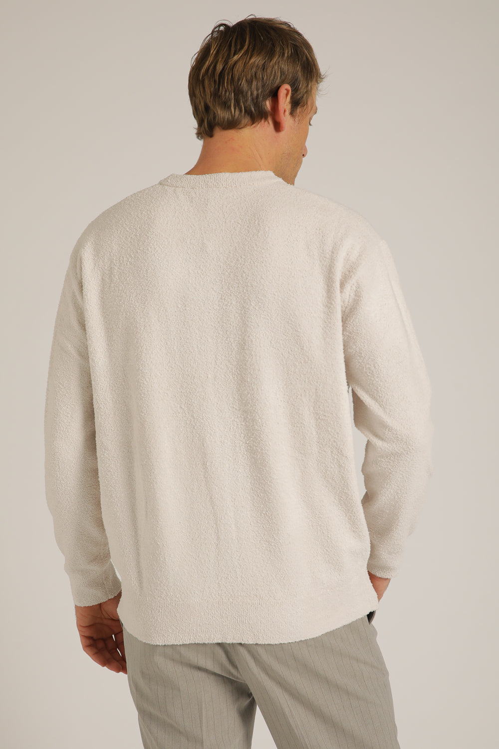 Chenille Knit Crew Neck