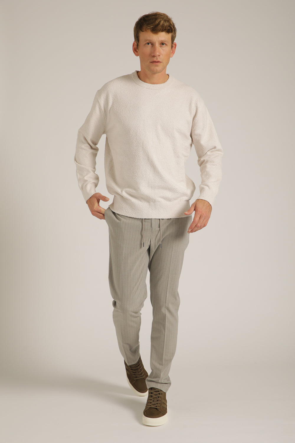 Chenille Knit Crew Neck