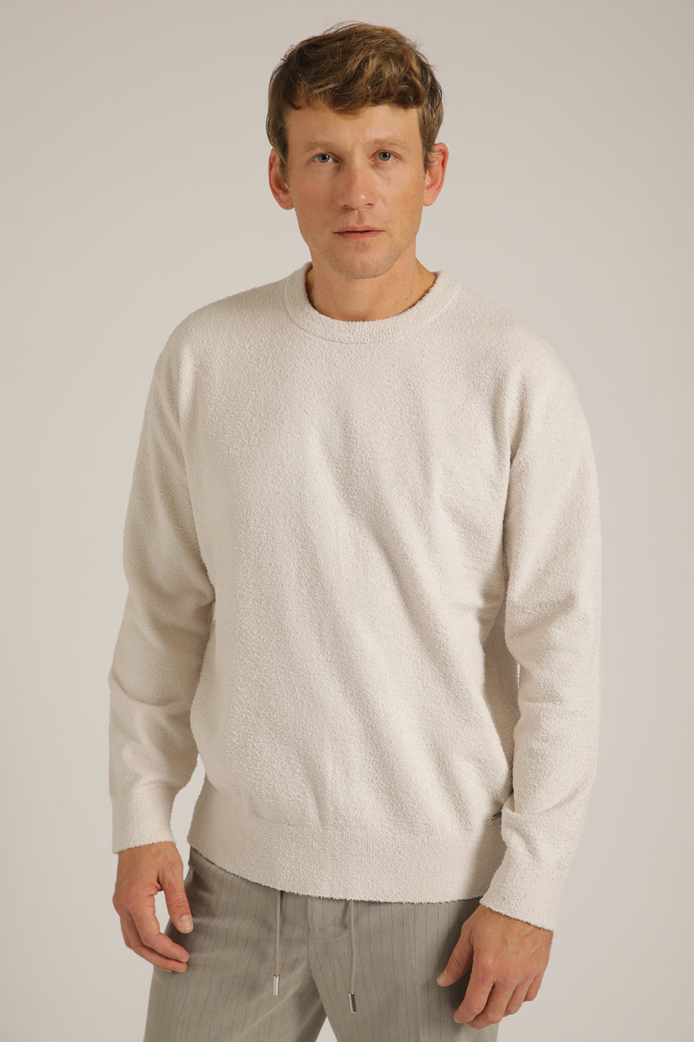 Chenille Knit Crew Neck
