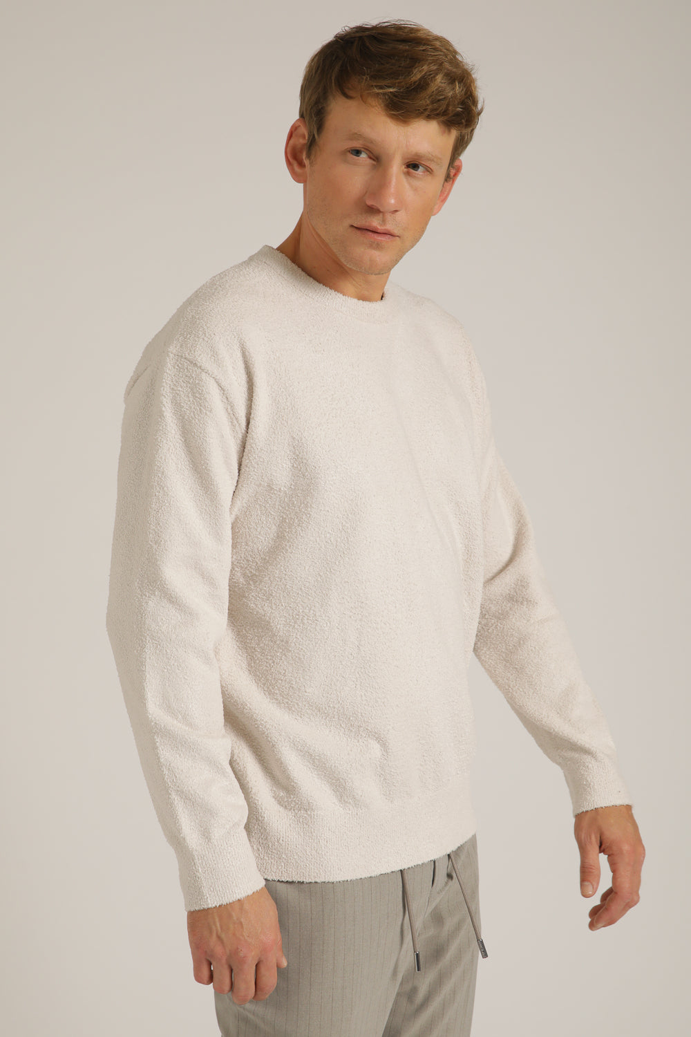 Chenille Knit Crew Neck