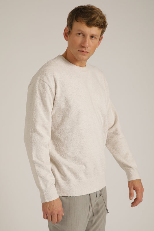 Chenille Knit Crew Neck