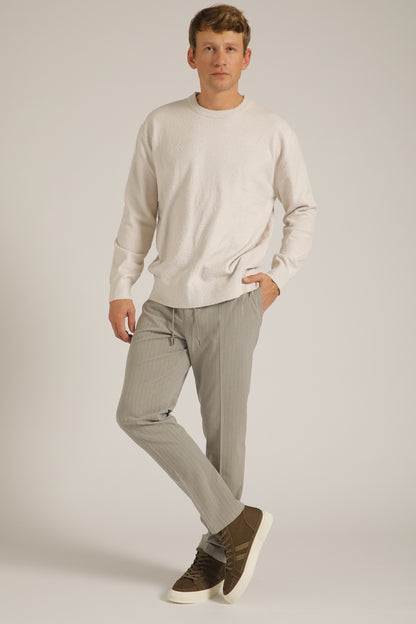 Chenille Knit Crew Neck