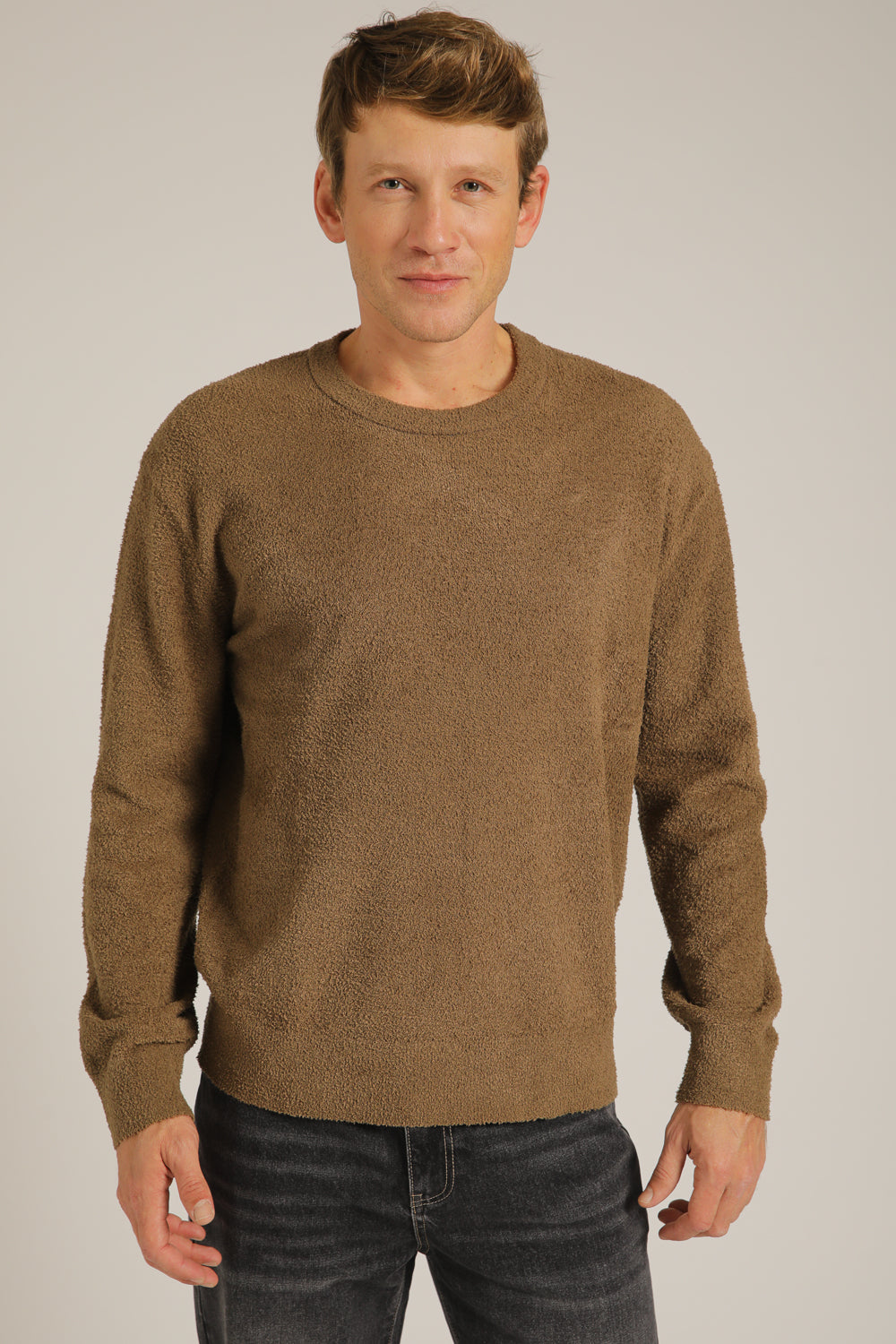 Chenille Knit Crew Neck