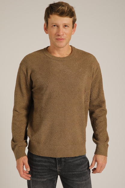 Chenille Knit Crew Neck