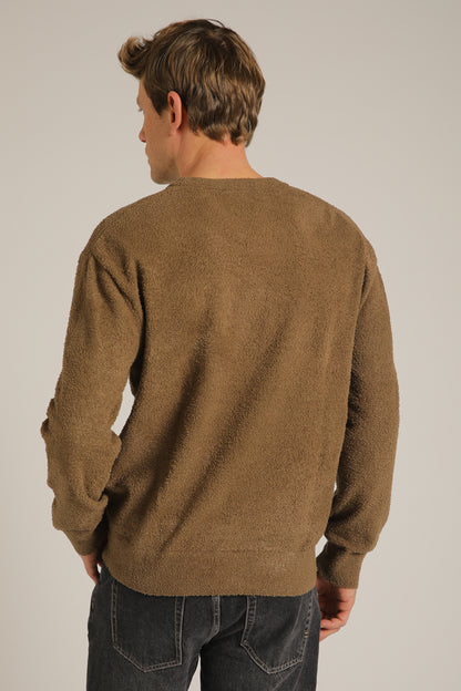 Chenille Knit Crew Neck