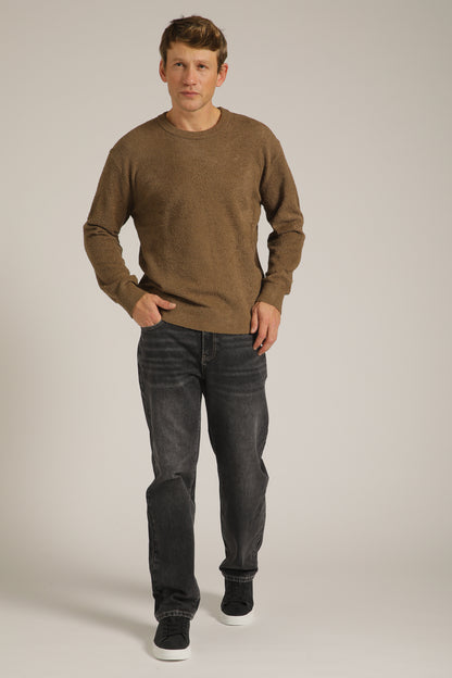 Chenille Knit Crew Neck