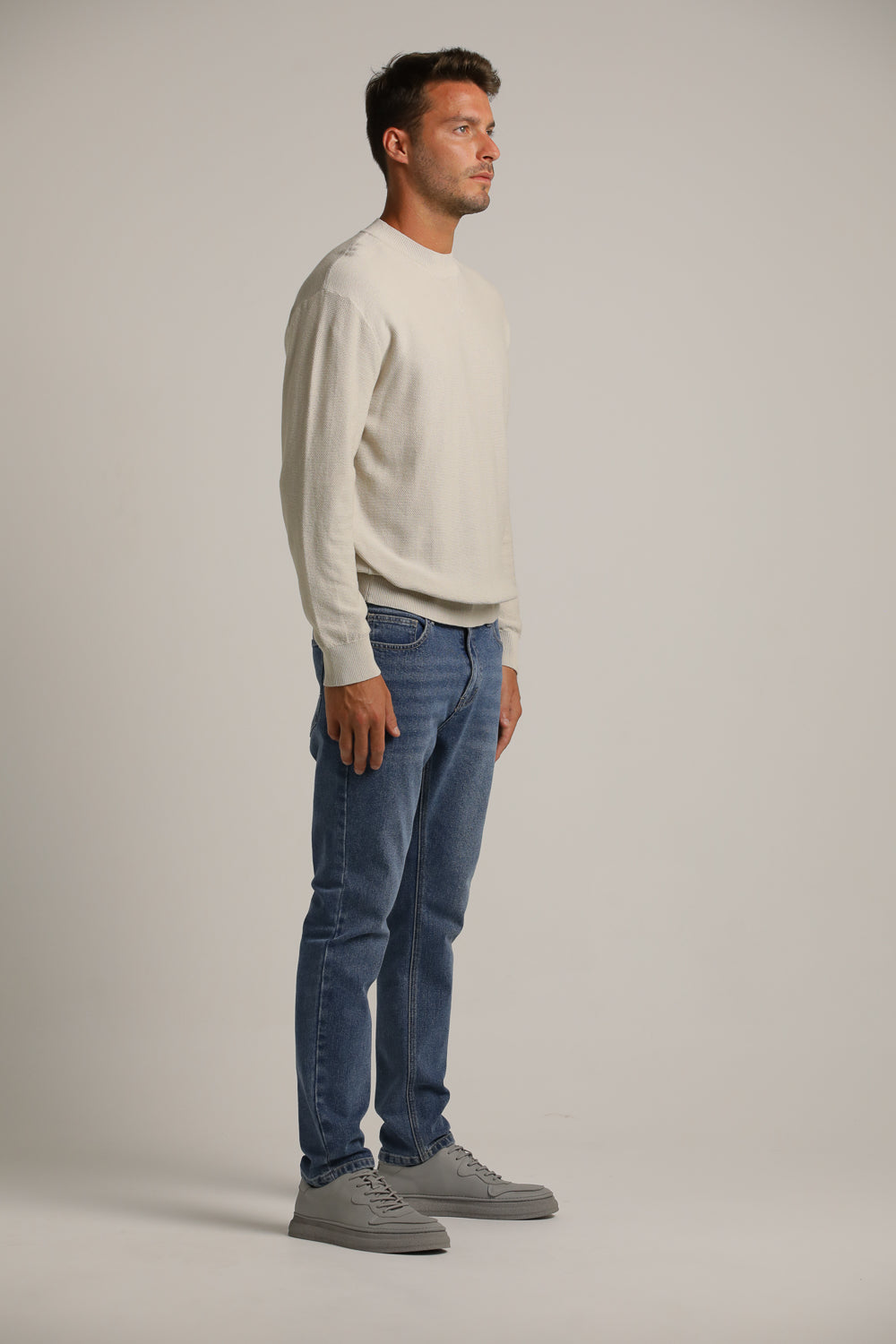 Fine Piqué-Texture Knit In Cotton