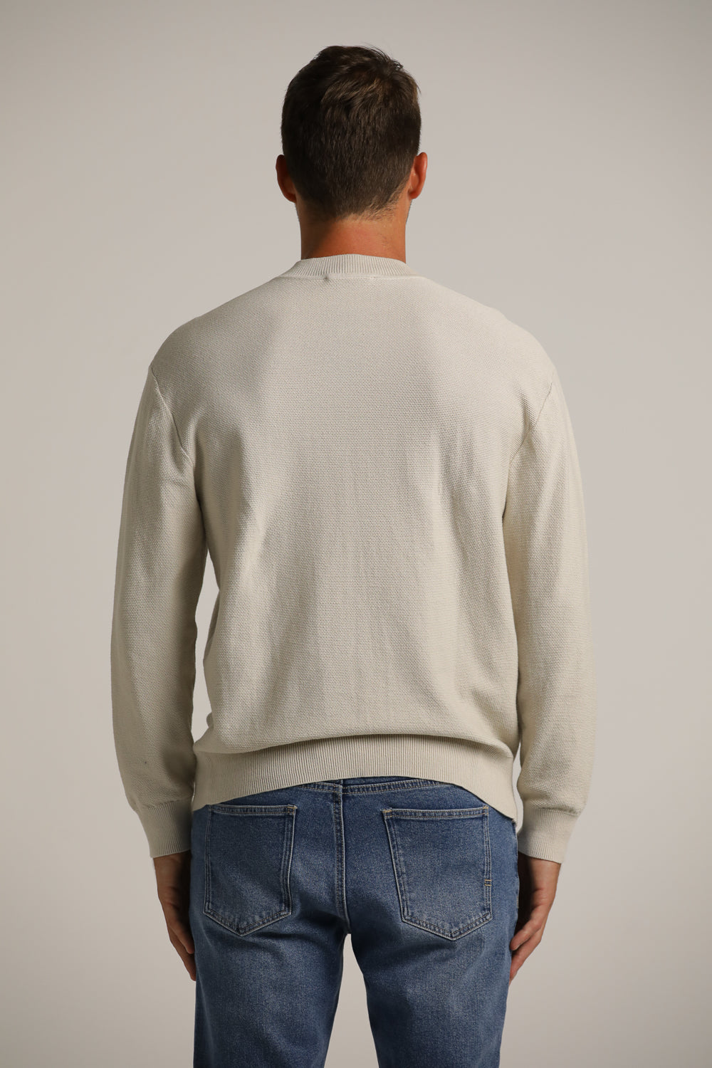 Fine Piqué-Texture Knit In Cotton