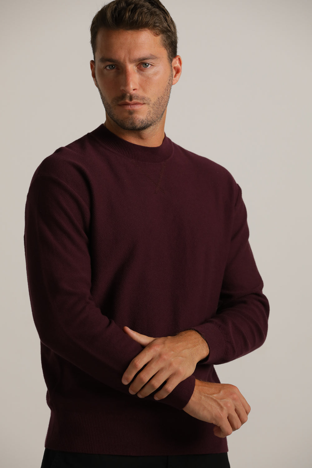 Fine Piqué-Texture Knit In Cotton