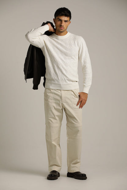 Argyle Design Knit In Cotton