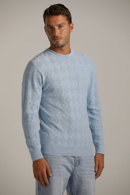 Argyle Design Knit In Cotton
