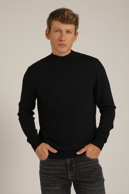 Turtleneck Knit Top