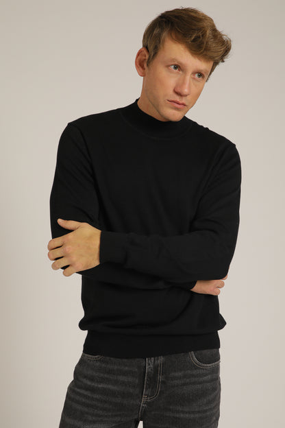 Turtleneck Knit Top