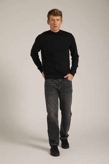 Turtleneck Knit Top