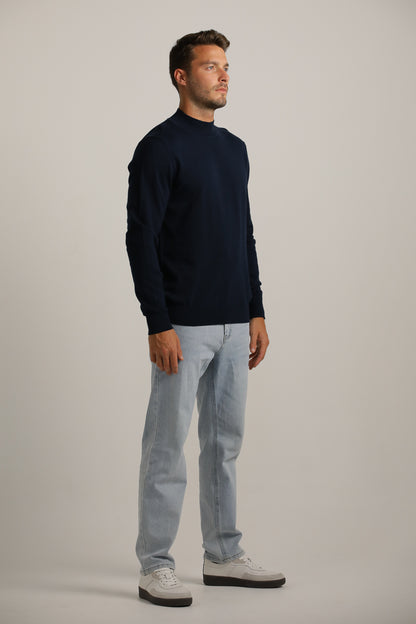 Turtleneck Knit Top