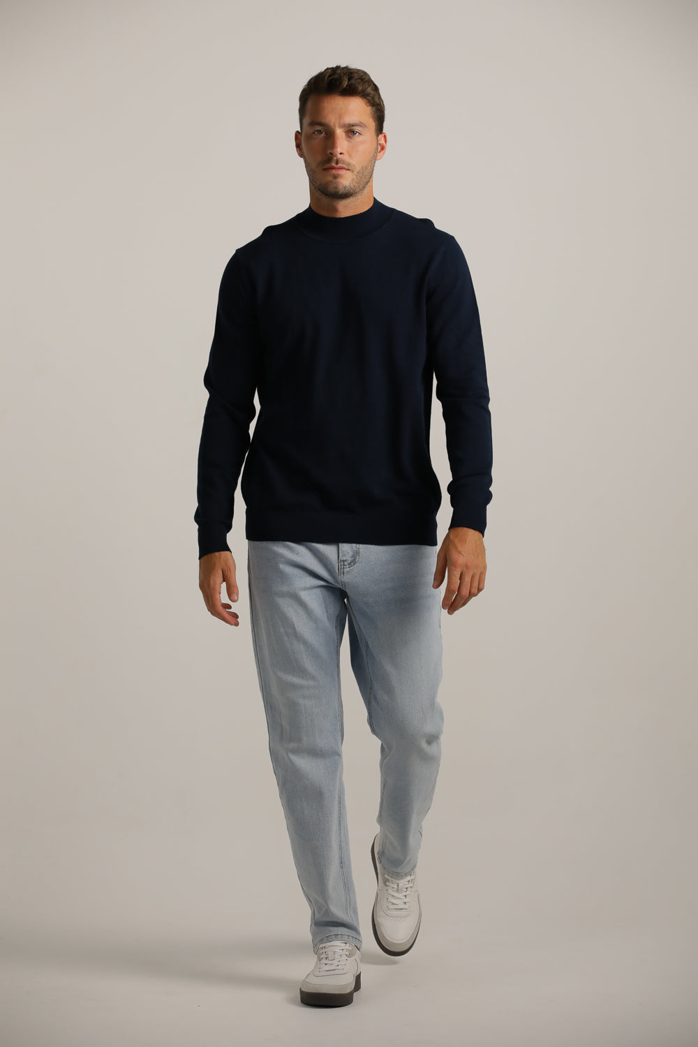 Turtleneck Knit Top